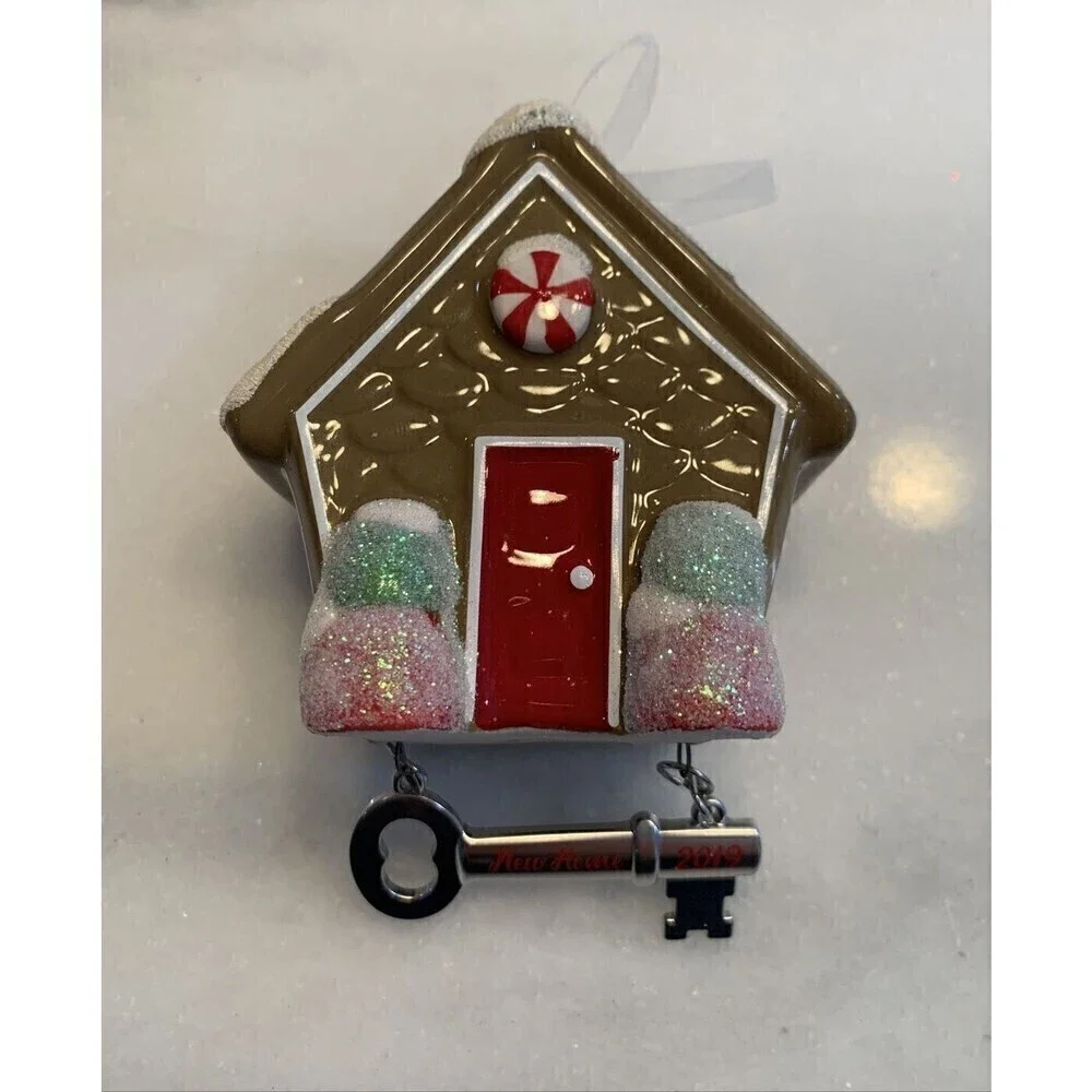 Hallmark Premium New Home Christmas Ornament 2019 House Key Holiday Tree